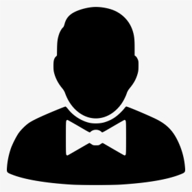 Waiter - Customer Black And White, HD Png Download, Transparent PNG