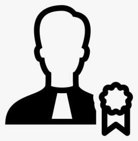 Solicitor Filled Icon - White Human Icon Png, Transparent Png, Transparent PNG