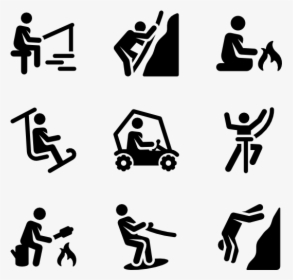 Clip Art Icons Free Human Pictograms - Adventurous Icon, HD Png Download, Transparent PNG