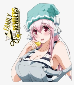 Super Sonico Anime Render, HD Png Download, Transparent PNG