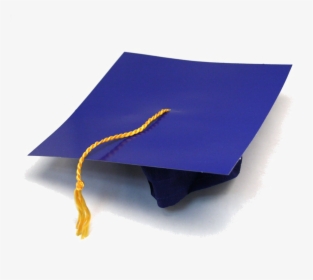 Graduation Cap Png Clipart - Blue Graduation Cap Yellow Tassel, Transparent Png, Transparent PNG