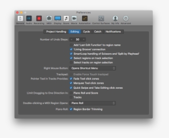 Logic Pro X General Preferences Editing - Android Organized Packages, HD Png Download, Transparent PNG