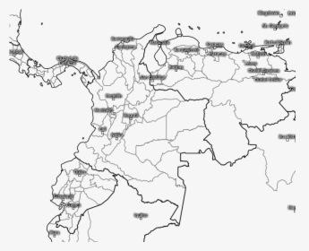 Colombia , Png Download - Map, Transparent Png, Transparent PNG
