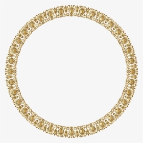 White Lace Frame Png - Golden Round Frame Png, Transparent Png, Transparent PNG