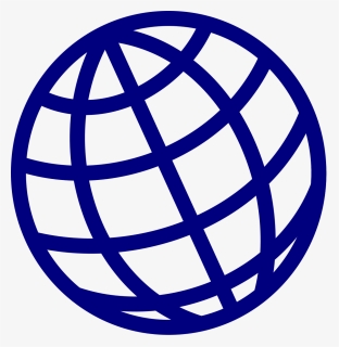 Blue Globe Icon Png, Transparent Png, Transparent PNG