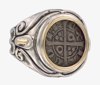 Cross With A Ring Coin, HD Png Download, Transparent PNG