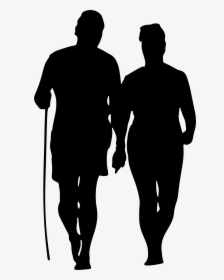 Clip Art Silhouette Coury Buehler Physical - Couple Hold Hand Silhouette, HD Png Download, Transparent PNG