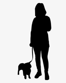 People Walking Silhouette Png, Transparent Png, Transparent PNG