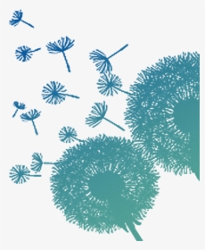 Colored Dandelion Transparent Png - Colorful Dandelion Png, Png Download, Transparent PNG