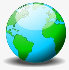 Simple World Map Globe, HD Png Download, Transparent PNG