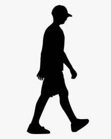 Silhouette Of A Woman Walking Away, HD Png Download, Transparent PNG