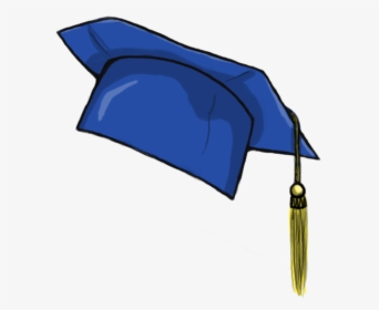 Blue - Transparent Background Graduation Cap Clipart, HD Png Download, Transparent PNG
