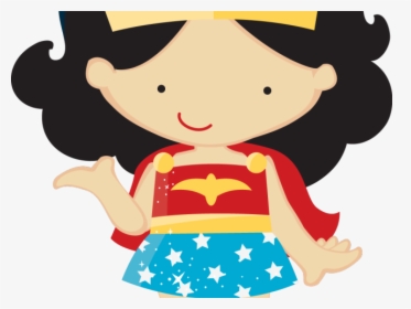 Transparent Clipart Wonder Woman - Little Wonder Woman Png, Png Download, Transparent PNG