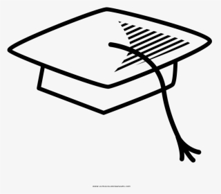Mortar Board Coloring Page, HD Png Download, Transparent PNG