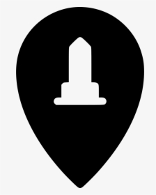 Monument - Location Pin Vector, HD Png Download, Transparent PNG