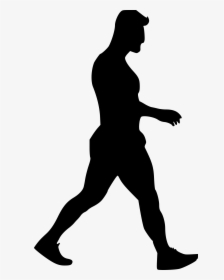 Human Running Silhouette Png, Transparent Png, Transparent PNG