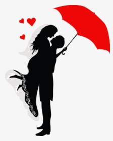 Couple Silhouette Clip Art Hugging Transprent Png - Hugging Couple Photo Drawing, Transparent Png, Transparent PNG