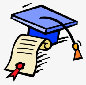 Vector Illustration Of High School, College And University - Graduate With Honors Cartoon, HD Png Download, Transparent PNG