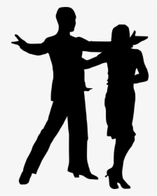 Dancing Couple Silhouette Png, Transparent Png, Transparent PNG