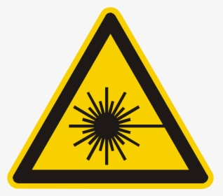 Laser Radiation Warning Sign, HD Png Download, Transparent PNG