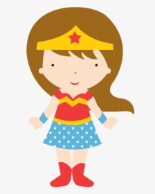 Superheroes Kids Clipart 090 643×900 Píxeles - Wonder Woman Clipart Png, Transparent Png, Transparent PNG