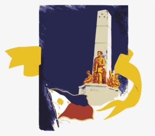 Clip Art Monument Clipart - Jose Rizal Monument Vector, HD Png Download, Transparent PNG