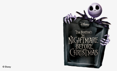 Tim Burton's Nightmare Before Christmas Logo Png, Transparent Png, Transparent PNG