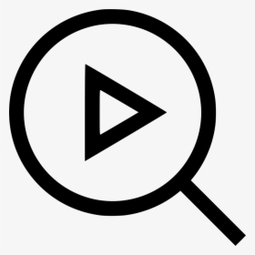 Search Video Play Media Youtube - Search Play Icon, HD Png Download, Transparent PNG