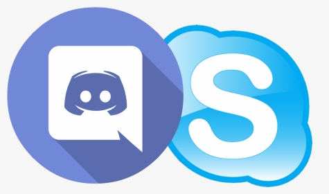 Discord Transparent Server Icon - Skype And Discord Logo, HD Png Download, Transparent PNG