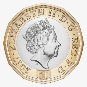 Pound Coin Front - Great Britain 1 Pound 2016, HD Png Download, Transparent PNG