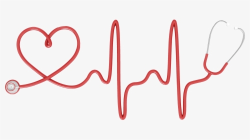 Heart Electrocardiography Clip Art - Clip Art Stethoscope Nurse, HD Png Download, Transparent PNG