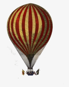 Vintage Hot Air Balloon Graphics - Civil War Era Hot Air Balloons, HD Png Download, Transparent PNG