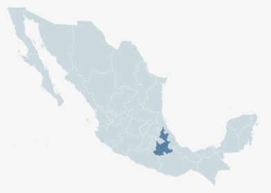Mexico Map, Mx-pue - Mexico Mapa Png, Transparent Png, Transparent PNG