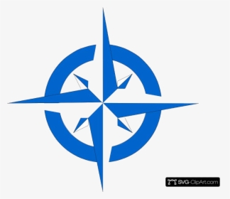 Compass Clip Art Icon And Clipart Transparent Png - Compass Points In Russian, Png Download, Transparent PNG