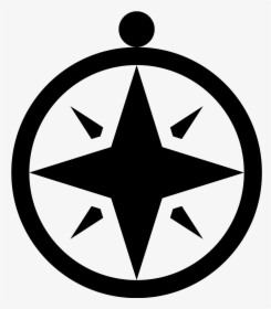 Simpleicons Places Compass With Winds Star, HD Png Download, Transparent PNG