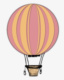 Hot Air Balloon Clipart Png Images - Vintage Hot Air Balloon Clipart, Transparent Png, Transparent PNG