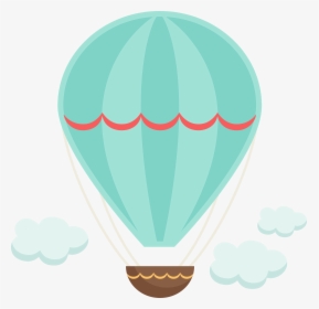 Scrapbooking Clip Art Parachute - Cute Hot Air Balloon Clip Art, HD Png Download, Transparent PNG