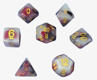 Black White And Red Dnd Dice, HD Png Download, Transparent PNG