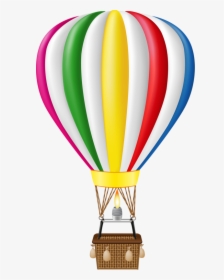 Hot Air Balloon Clipart - Medios De Transporte Globo, HD Png Download, Transparent PNG