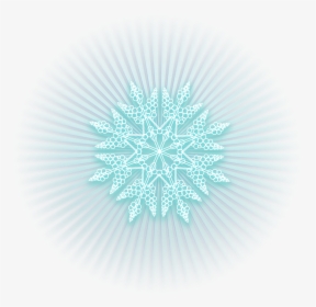 Blue Picture Snowflake Ice Shining Png File Hd Clipart - Circle, Transparent Png, Transparent PNG