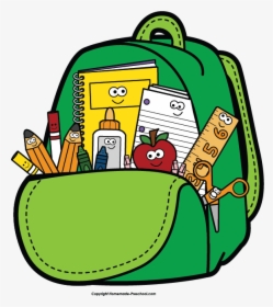Back To School Clipart Clip Art School Clip Art Teacher - Pack Backpack Clipart, HD Png Download, Transparent PNG