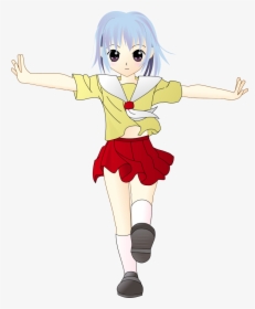 Girl, Dance, Cute, Little, Dancing, Anime, Asian, Young - Anime Girl Gif Png, Transparent Png, Transparent PNG