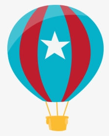 Hot Air Balloon Clipart, Hot Air Balloons, Clipart - Balão Do Ursinho Aviador, HD Png Download, Transparent PNG