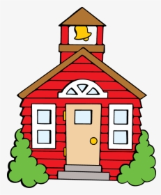Clipart With Spanish Class Logo - School House Clipart Png, Transparent Png, Transparent PNG