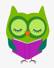Owl Reading Clipart, HD Png Download, Transparent PNG