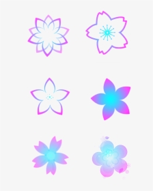 Fantasy Gradient Floral Decorative Elements Dreamy - Vector Graphics, HD Png Download, Transparent PNG