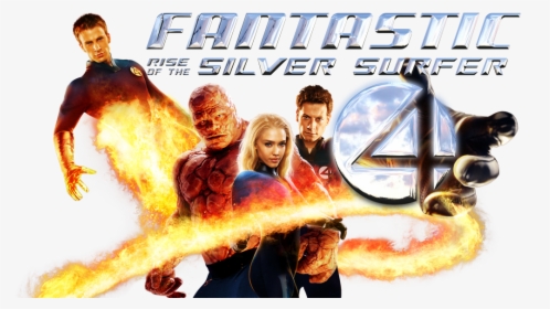 Fantastic Four Rise Of The Silver Surfer Png - Fantastic Four Rise Of The Silver Surfer 2007 Movie, Transparent Png, Transparent PNG