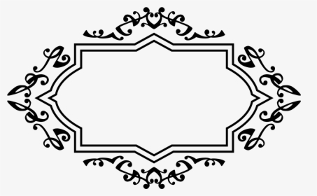 A Decorative Label Clip Arts - Name Border Design Png, Transparent Png, Transparent PNG