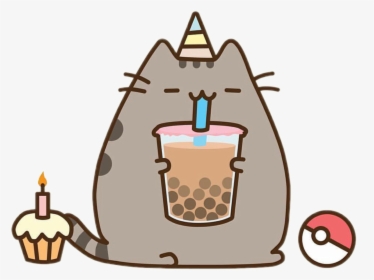 Birthday Pusheen, HD Png Download, Transparent PNG