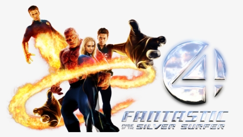 Fantastic-four - Fantastic Four And Silver Surfer Logo, HD Png Download, Transparent PNG